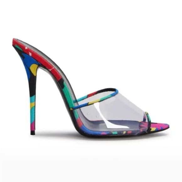 Saint Laurent Lolita PVC Mules - Picture 1 of 7